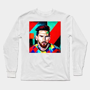 colorful Messi Long Sleeve T-Shirt